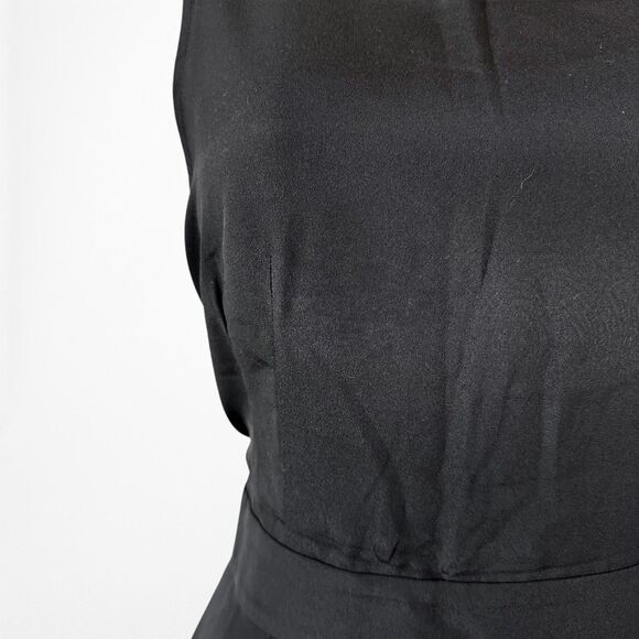 Vintage Y2K Black Sleeveless Casual Tank Dress Shorts Romper Size M - Picture 6 of 7